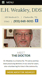 Mobile Screenshot of clarksville-dentist.com